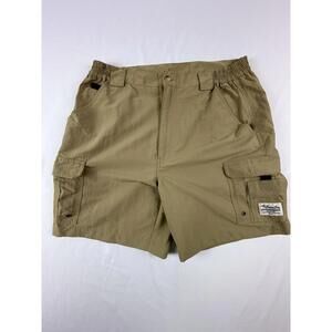Bimini Bay Shorts Mens 36 Beige Nylon Cargo Fishing Outdoor Quick Dry Hiking